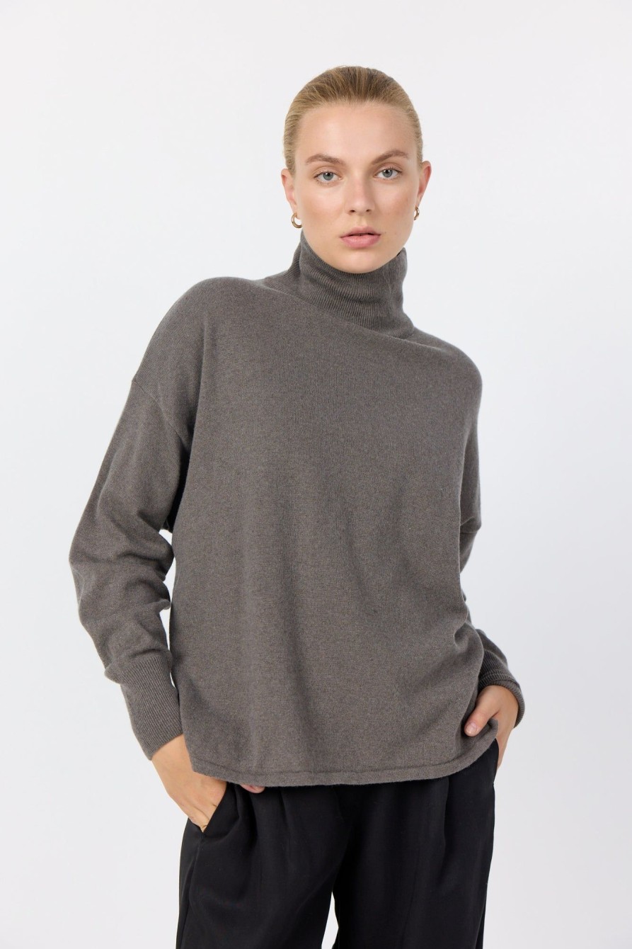 Kvinde Leveté Room | Lr-Zophia 2 Pullover Gra