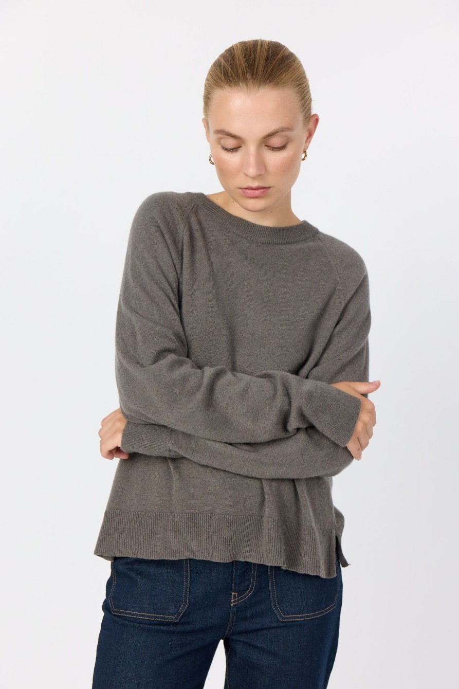 Kvinde Leveté Room | Lr-Zophia 9 Pullover Gra