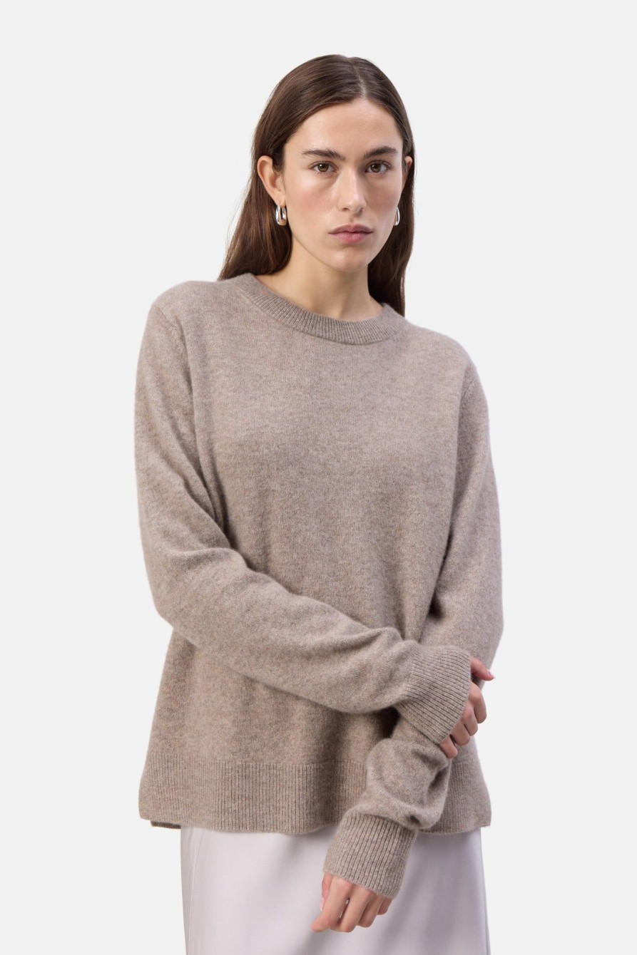 Kvinde Leveté Room | Lr-Eloise 2 Pullover Brun