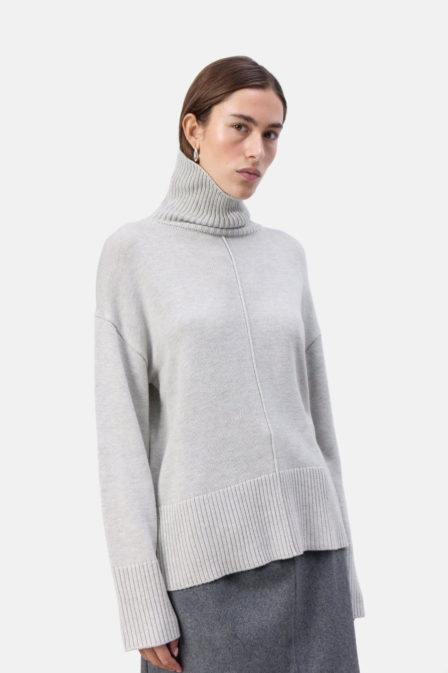 Kvinde Leveté Room | Lr-Elaine 1 Pullover Gra