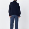 Kvinde Leveté Room | Lr-Perle 3 Pullover Navy