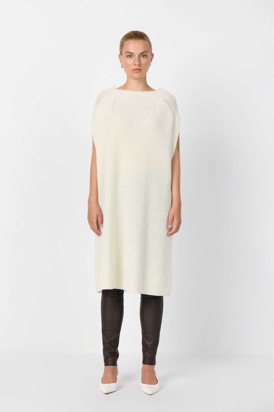 Kvinde Leveté Room | Lr-Kalima 26 Poncho Creme